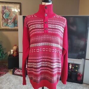 IZOD Large Red Sweater!